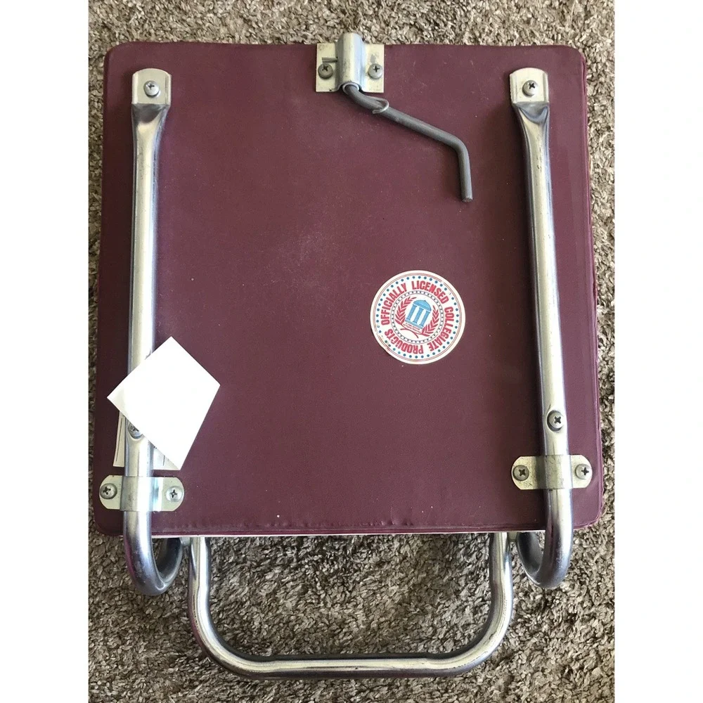 Vintage Alabama Crimson Tide Football Hardback Stadium Bleacher Cushion Seat